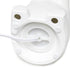 Simple Designs LT3337-WHT White Porcelain Fun Shaped Sitting Night Light Table Lamp, Elephant...