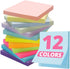 Sticky Notes, 12 Pads, 3x3 inches, Colorful Self-Stick Note Pads, Perfect for Office, Study, and Daily Life Organization - Soft Pastel...