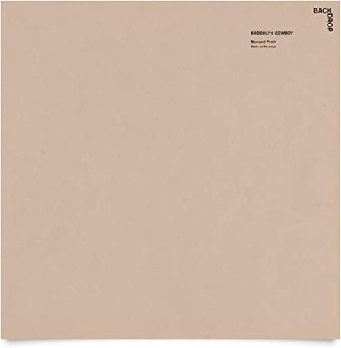 BACKDROP | Premium Interior Paint | Large Adhesive Paint Swatch | BROOKLYN COWBOY — Warm, Earthy Beige | Sample...