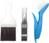 3 Styles Air Conditioner Condenser Fin Cleaning Brush, Premium Stainless Steel Fin Comb, Refrigerator Coil Cleaning Whisk Brush and Multifunction ...