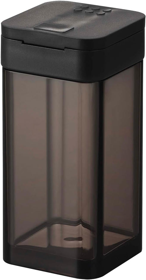 YAMAZAKI Home Spice Shaker Jar, Seasoning Container Bottle | Plastic, One Size, Black...