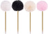 8 Pack Pompom Gift Plush Pen Gold Color Ballpoint Pen for Wedding,Office and Party...