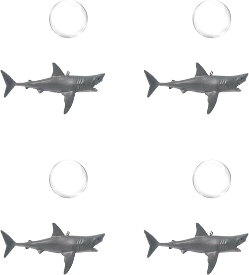Petta Aquarium Decor,4 Pcs Floating Shark Ornament Decoration for Aquarium Fish Tank...