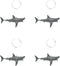 Petta Aquarium Decor,4 Pcs Floating Shark Ornament Decoration for Aquarium Fish Tank...