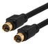Cmple - S Video Cable 25 ft SVHS 4-PIN Video Cable Mini Din S-Video Cord for Home Theater, Camcorder, DSS Receiver, DVD Player- Black...