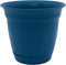 The HC Companies 12 Inch Eclipse Round Planter with Saucer - Indoor Outdoor Plant Pot for Flowers, Vegetables, and Herbs, Peacock...