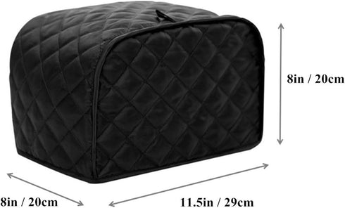 2 Slice Toaster Dust Cover Dust Proof Bag 2 Pack Red & Black...