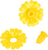 CHICIRIS 30 Set Hummingbird Feeder Flowers Hanging Bird Feeding Ports Replacement Parts for Bee Guards Feeding Hummingbird Outdoors Supplies(Yello...