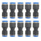 zjxed 5/16" OD x 1/4" OD Pneumatic quick Connector Push to Connect fittings Straight reducer Union/Coupler (Pack of 10)...