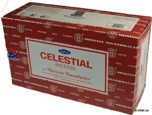 Satya Nag Champa Celestial Incense Sticks - Box 12 Packs...