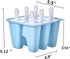 Popsicle Mould?Popsicle Maker Popsicle Molds 6 Pieces Silicone Ice Pop Molds BPA Free Popsicle Mold Reusable Easy Release Ice Pop Make (Blue)...