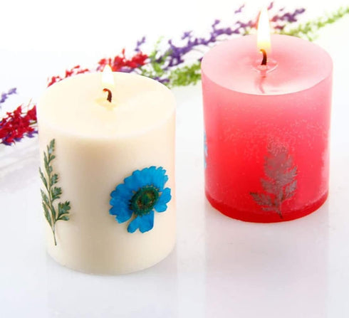 Cylinder Candle Molds for Candle Making,4 Pcs Pillar Casting Silicone Molds for Resin Casting, Soap, Flower Specimen, Insect Specimen, Clay Craft...