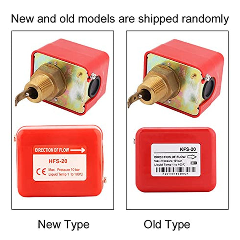 Water Flow Switch Automatic Control Flow Sensor Switch R3/4 Thread Paddle Type Liquid Water Oil Flow Sensor Switch...