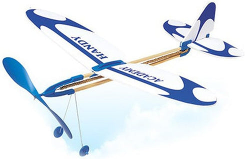 ACADEMY HANDY RUBBER BAND-POWERED MODEL AIRPLANE KIT #18500...