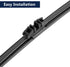 X AUTOHAUX Car Rear Windshield Wiper Blade Arm Set for Lincoln MKC 2014-2019 11 Inch 285mm...