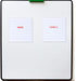 2 Pack Sticky Notes with Line 7.5x7.5cm Self-Stick Book Tabs Paper Markers Sticky Notes Pad 100 Sheets (White)...