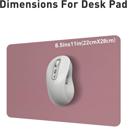 Aothia Leather Desk Pad Protector, Office Desk Mat, Large Mouse Pad, Non-Slip PU Leather Desk Blotter, Laptop Desk Pad, Waterproof Desk Writing Pa...