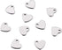 Pandahall 100pcs Heart 304 Stainless Steel Tiny Double Side Pendants Charms 10x9mm for Bracelet Jewelry Making...