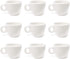 Honbay 10PCS Dollhouse Mini Coffee Cups White Plastic Coffee Cups Dollhouse Miniatures Food Kitchen Room Decoration Accessories Simulation Mini Co...