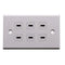 USB C Charger Wall Outlet Plate, LOKEKE 6 Ports USB Type C Power Wall Outlet Plug Plate for Smartphone Pad Switch, White...