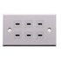 USB C Charger Wall Outlet Plate, LOKEKE 6 Ports USB Type C Power Wall Outlet Plug Plate for Smartphone Pad Switch, White...