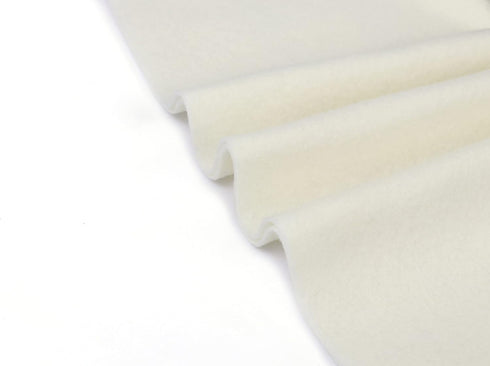 YYCRAFT 1 Yards Soft Felt by The Yard Fabric 74 Inch Wide 1.6mm Thick DIY Arts & Crafts Sewing-Ivory...