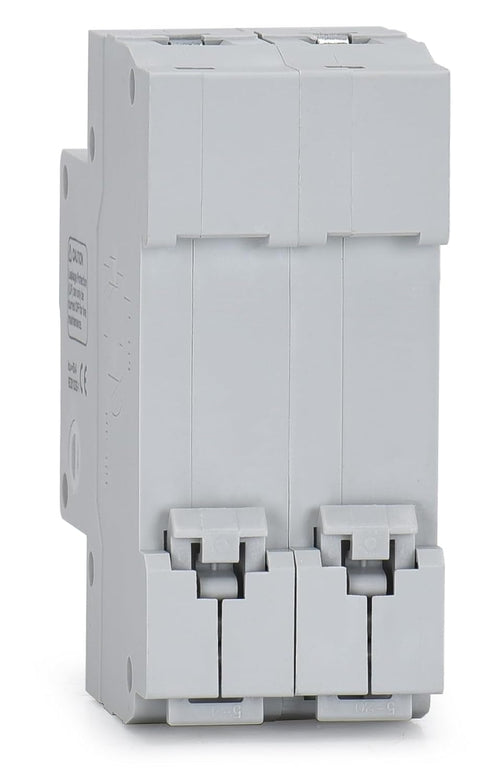 Ground Fault Circuit Breaker, 10 Amp 120V AC DIN Rail Mount Residual Current Circuit Breaker, Thermal-Magnetic Trip, Earth-leakage Protection Circ...