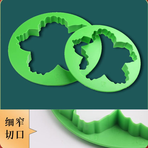 SK 5-Piece Peony Fondant Cutters Set Sugarcraft Modeling Tools Kit for Cake Decoration Green...