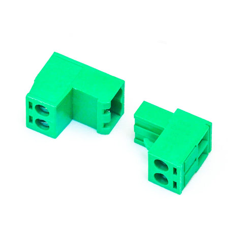 15 Set 5.08mm 2 Pin Male & Female Phoenix Type Connector No Soldering Green PCB Screw Terminal Block 2 Pole...