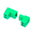 15 Set 5.08mm 2 Pin Male & Female Phoenix Type Connector No Soldering Green PCB Screw Terminal Block 2 Pole...