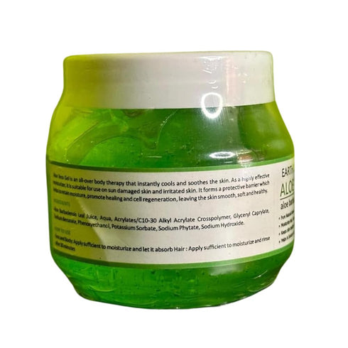 EART CRAFT Pure Aloe Vera Gel for Skin, Scalp, & Hair, Soothing Aloe Face Moisturizer, Multipurpose, Hydrating Aloe Gel, 250 grams (8.81 fl. oz.)...