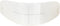 Universal Helmet Shield Anti Fog Film,Clear Visor Lens Insert Fog Resistant 3.7" x 10.7"...