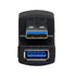 chenyang 2 Pack USB 3.0 Extender Adapter,USB 3.0 Male to Female Data Transfer Charging 180 Degree Angled Adapter...
