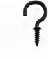 125 Pcs Screw Ceiling Hooks - Black Screw Cup Hooks 3/4 Inch...