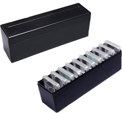 MUDOR Coin Slab Storage Box, Plastic Coin Slab Holder for Coin Collectors, Coin Holder Case Compatible with 20 Slab PCCB PCGS Coin Holders, Olny B...