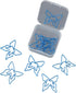 40 pcs Butterfly Shaped Paper Clips, Blue Butterfly Paperclips, for Office Supplies Wedding Invitations Crafts Photo...