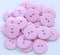 1 Inch Pink Buttons 2 Holes 25mm Resin Button for Sewing and Craft Pack of 100PCS...