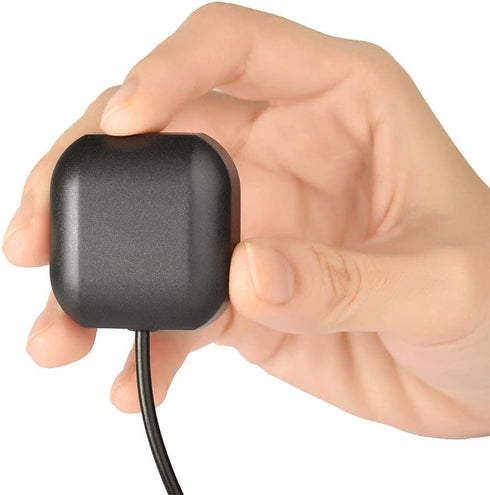 Bingfu Waterproof Active GPS Navigation Antenna Adhesive Mount SMA Male GPS Antenna with 15cm 6 inch RG178 Coaxial Pigtail Cable for GPS Module Re...
