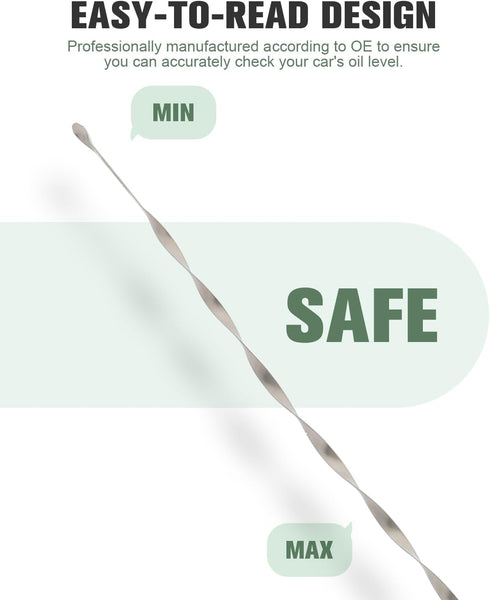 SCITOO for Chrysler Engine Oil Dipstick Replacement 53013835AA 2005-2008 for Chrysler 300 2006-2008 for Dodge Charger Oil Dipstick...