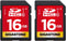 Gigastone 16GB SDHC Memory Card, 2 Pack Premium Series, Transfer Speed Up to 80MB/s for Photos, Videos, Music, Files, Camcorder, Camera, PC, Class...