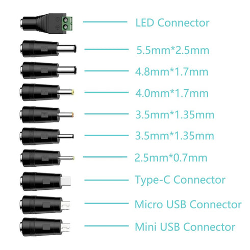 12V USB to DC Charging Cable, Universal Power Cord for Toys,Watches,Fan,Speaker,Headset,Camera,Monitor,Table Lamp,Phones,LED Light Strip Router, D...