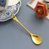 10 Pieces Stainless Steel Heart Butterfly Coffee Spoon Dessert Spoon Sugar Spoon Ice Cream Spoon Stirring Spoon Tea Spoon Set for Tableware Kitche...