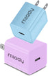 USB C Wall Charger, Miady 2 Pack 2.4A/5V Wall Charger Adapter Compatible for iPhone 14/14 Pro Max/13/13Pro/12/12 Pro, iPad AirPods Pro and More (C...