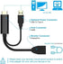 Hd to dp Cable Converter Adapter HDMI to DisplayPort Adapter with USB Power 4k for PC Laptop HDMI Male to DP Female Adapter Compliant with Xbox On...