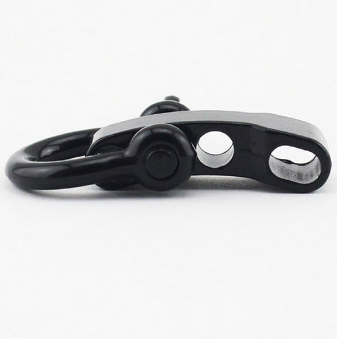 Hewnda 10 Sets Zinc alloy Bow Shackle Umbrella Rope,Adjustable D Umbrella Rope Bracelet Buckle Survival D Shape...