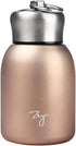 Gets Mini 9 oz Stainless Steel Water Bottle, 280ML Vacuum Insulated Water Bottle Leak Proof Sport Tumbler Cup Hot and Cold Water Bottle (Rose gold...