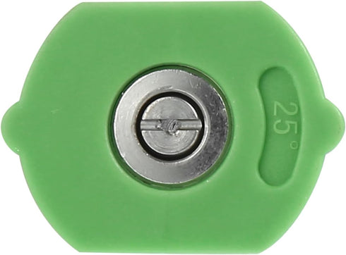 X AUTOHAUX 25 Degrees High Pressure Washer Spray Nozzle Tips Quick Connector Green 5 Pcs...