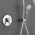 Wall Split Flange Stainless Steel Escutcheon Plate plumbing Cover Self-Adhesive Round for 50mm Diameter Pipe...