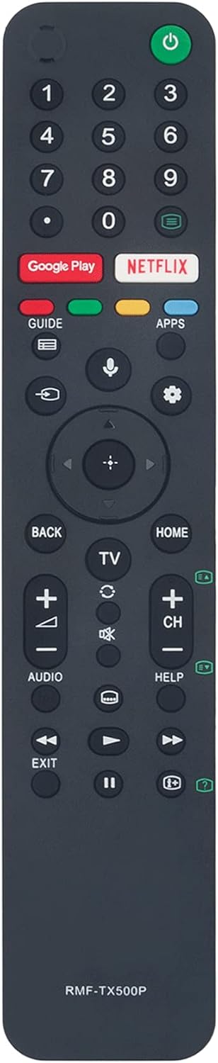 RMF-TX500P RMF-TX500T RMF-TX500C Replacement Voice Remote Control fit for Sony TV KD-43X8000H KD-49X8000H KD-55A8H KD-55X8000H KD-55X8500G KD-55X9...