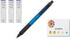 uni Kurutoga KS 0.5mm Mechanical Pencil Blue (M5KS1P.33)+uni Mechanical Pencil Lead,The Uni Smudge-Proof Leads 0.5mm HB 3 Set Sticky Notes...